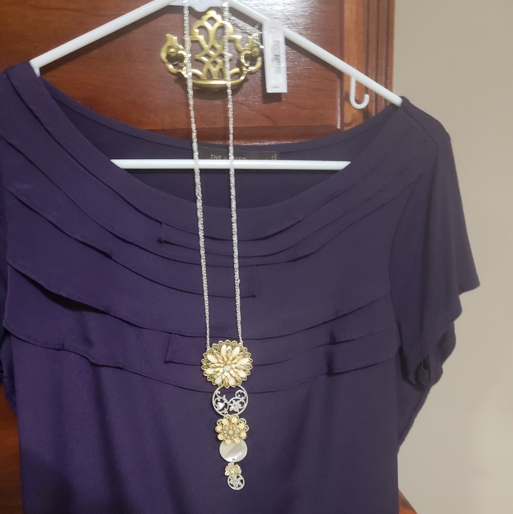 Silver 2 strand necklace